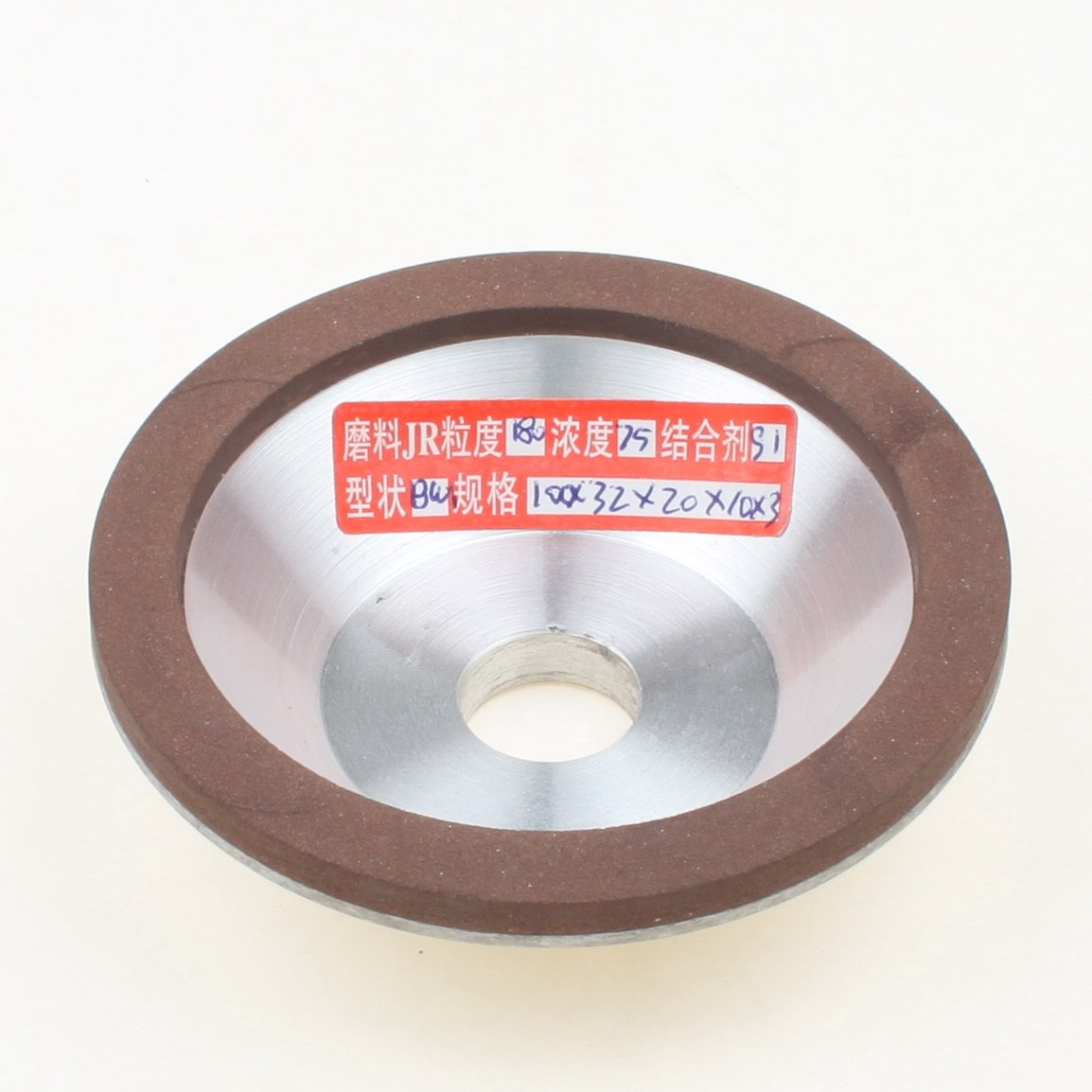100mm Diamond Grinding Wheel Cup 180 Grit for Metal, Carbide, and Concrete - Heavy Duty Grinder Cutter Tool for Sharpening, Shaping, and Polishing - Perfect for DIY, Construction, and Metalworking Projects