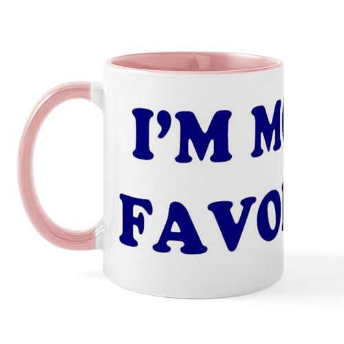 White/Pink Inside - I'm MOM's FAVORITE Mug