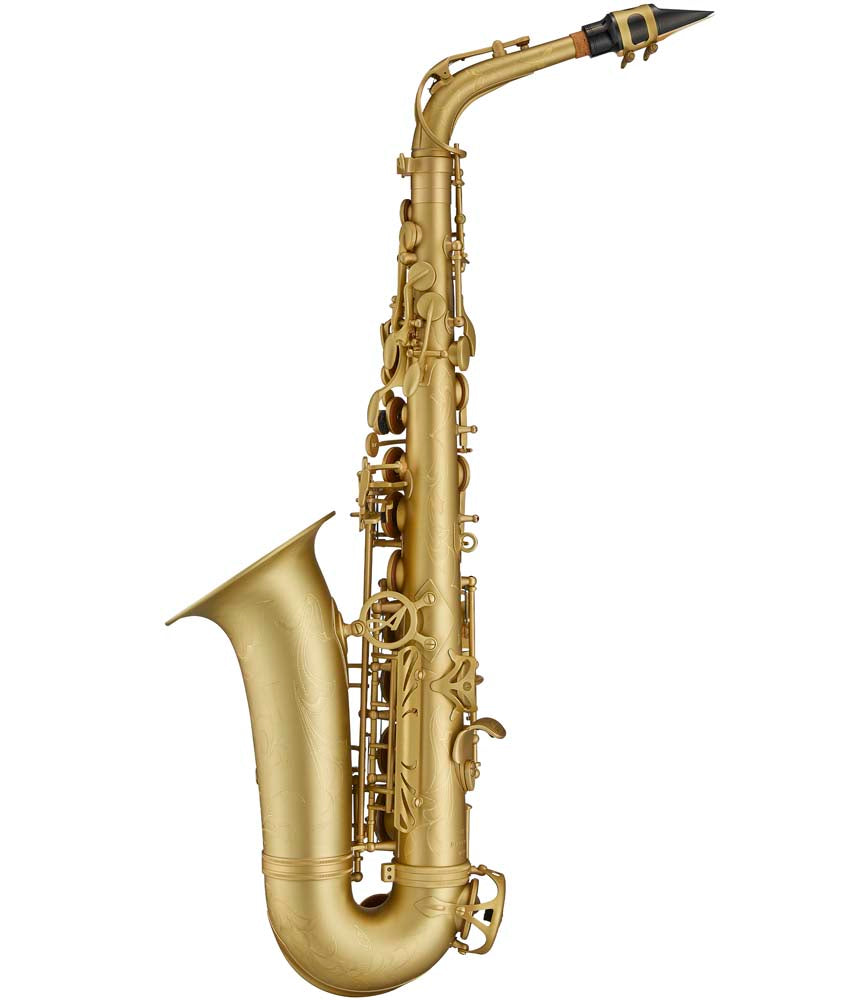 Antigua Winds AS4248CB PowerBell Professional Alto Saxophone - Classic Brass Finish | Ideal for Jazz, Concert & Marching Band Performances