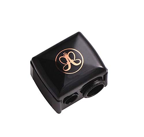 Anastasia Beverly Hills Professional Makeup Pencil Sharpener - Dual Hole Cosmetic Sharpener for Eyeliners & Lip Liners - Perfect for Travel & Makeup Kits