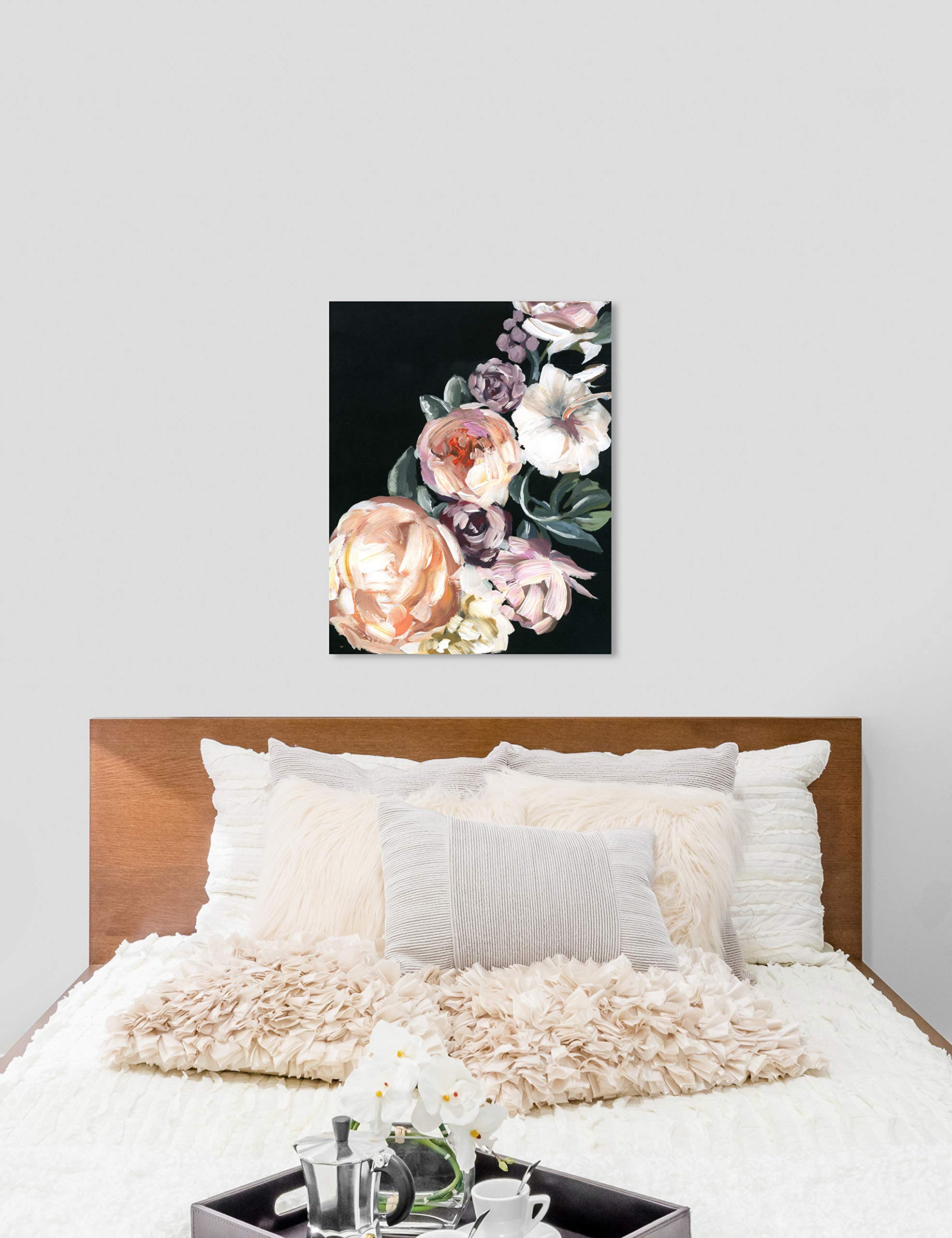 Floral Wall Art Canvas Prints 'Opaques' - Elegant Home Decor for Living Room, Bedroom & Office - Perfect Gift for Housewarming & Wedding