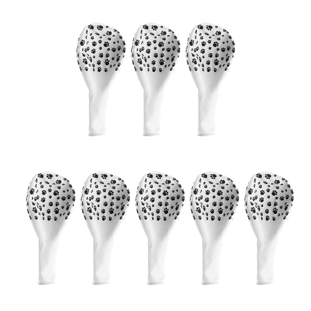12pcs Dog Paw Print Latex Balloons - Pet Themed Party Decorations for Kids Birthday, Baby Shower & Animal Lovers | Helium Ready Balloons for Indoor/Outdoor Decor