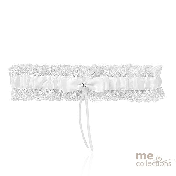 Elegant White Satin Garter Belt for Women - Perfect for Weddings, Boudoir Photography & Special Occasions