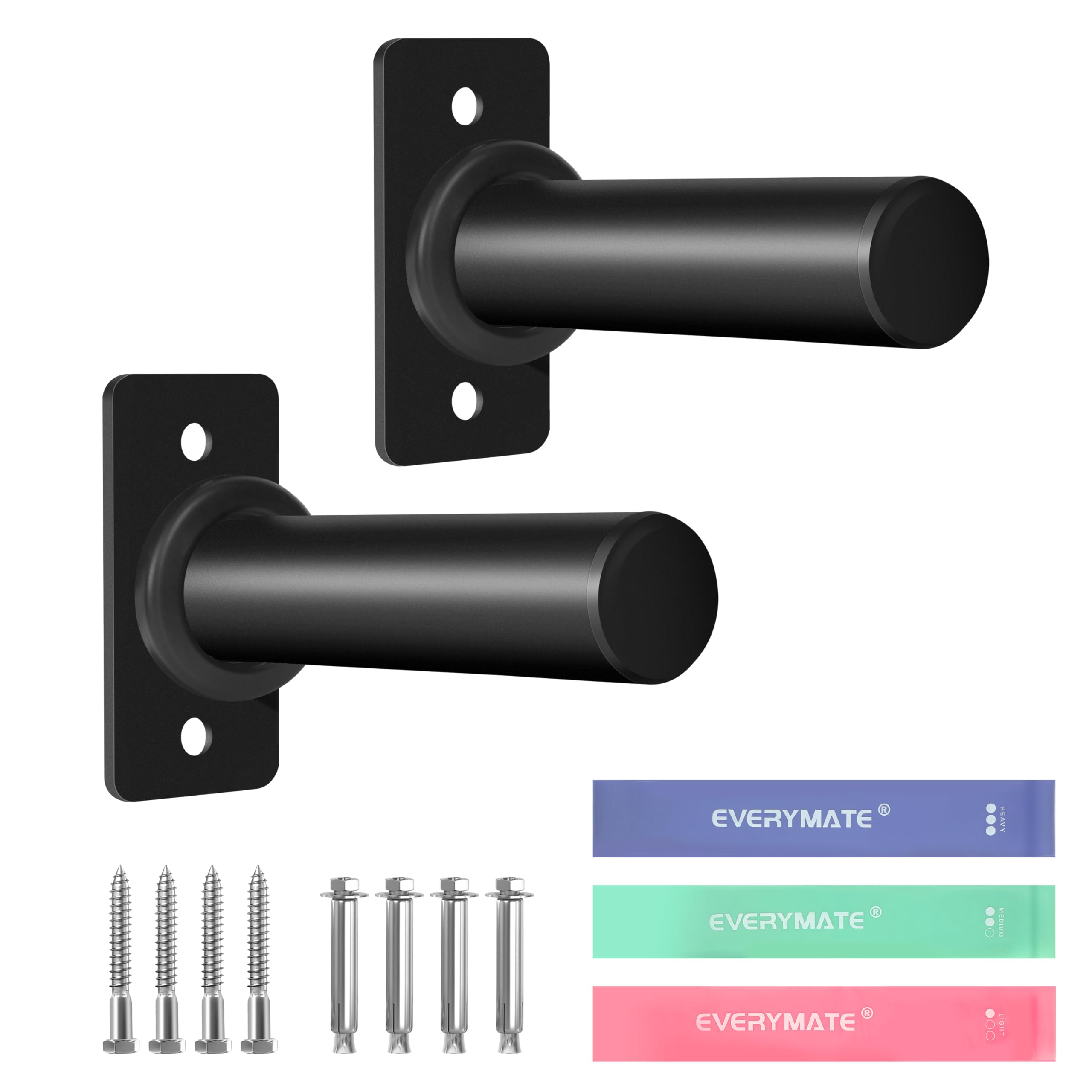 Olympic Weight Plate Holder - Wall Mounted Weight Rack Storage for Home Gym Organization | Perfect for Garage Gym, CrossFit & Strength Training Equipment Storage