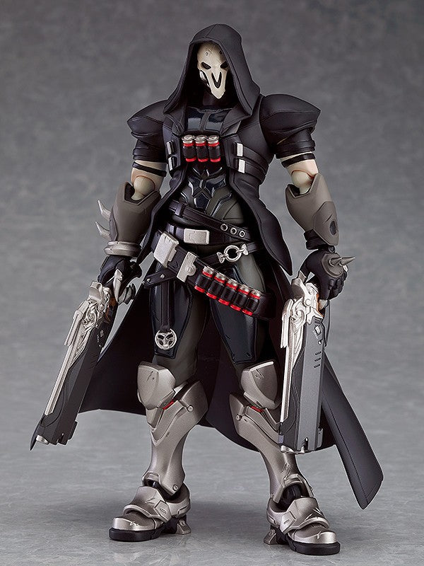Figma #393 Reaper (Gabriel Reyes) Overwatch Action Figure - Collectible Gaming Character Model for Display & Cosplay