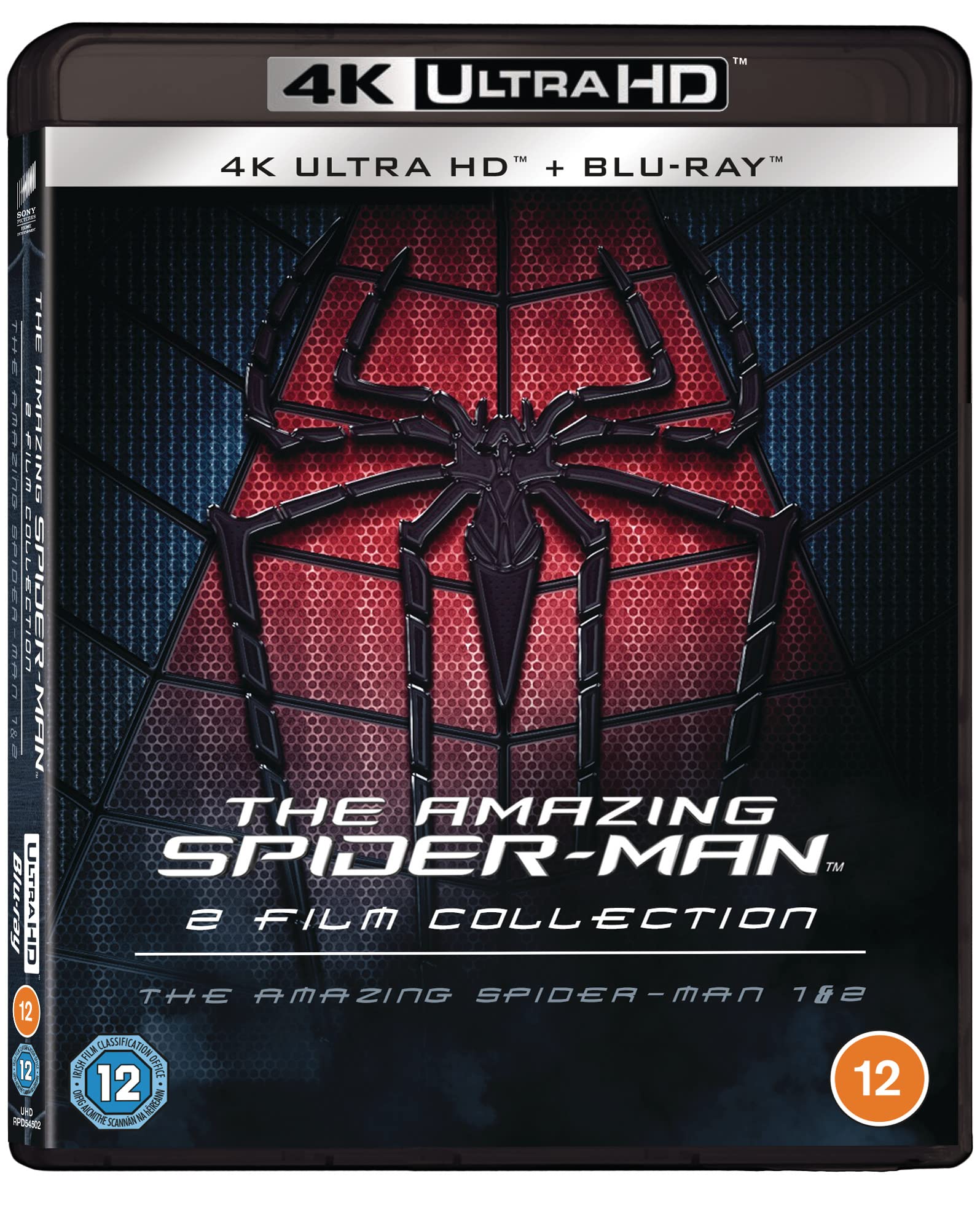 Spider-Man 1 & 2 4K Ultra HD Blu-ray Collection (4 Disc Set - Includes UHD & Blu-ray) | 2021 Edition | Perfect for Marvel Fans & Home Theater Movie Nights