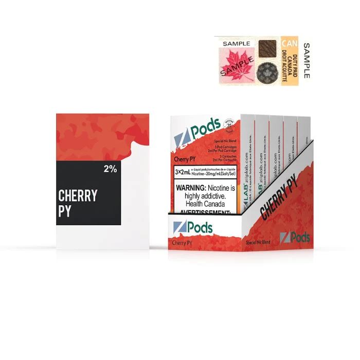 Cherry Py Z Pods - Premium Vape Pods for Smooth & Flavorful Vaping | Perfect for On-the-Go Use & Discreet Vaping