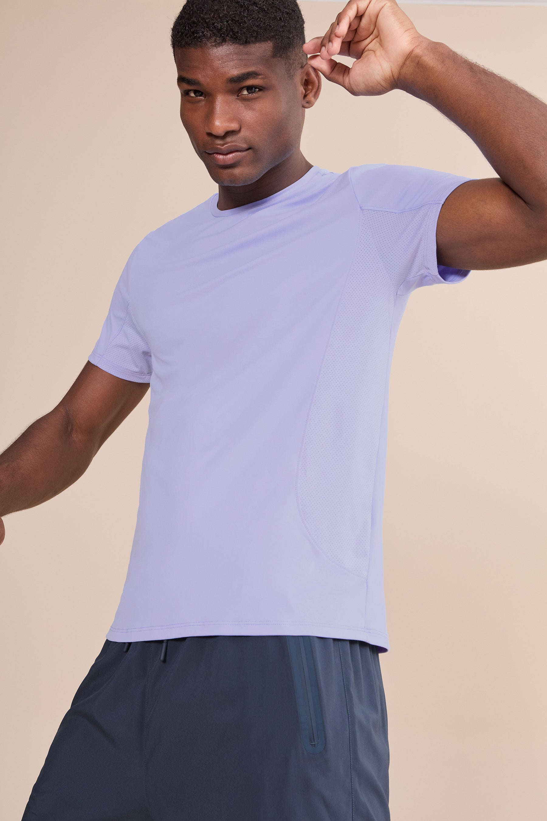 Comfy Stretch Action T-Shirt for Men & Women - Breathable Workout Tee for Running, Yoga & Gym - Moisture Wicking Athletic Shirt