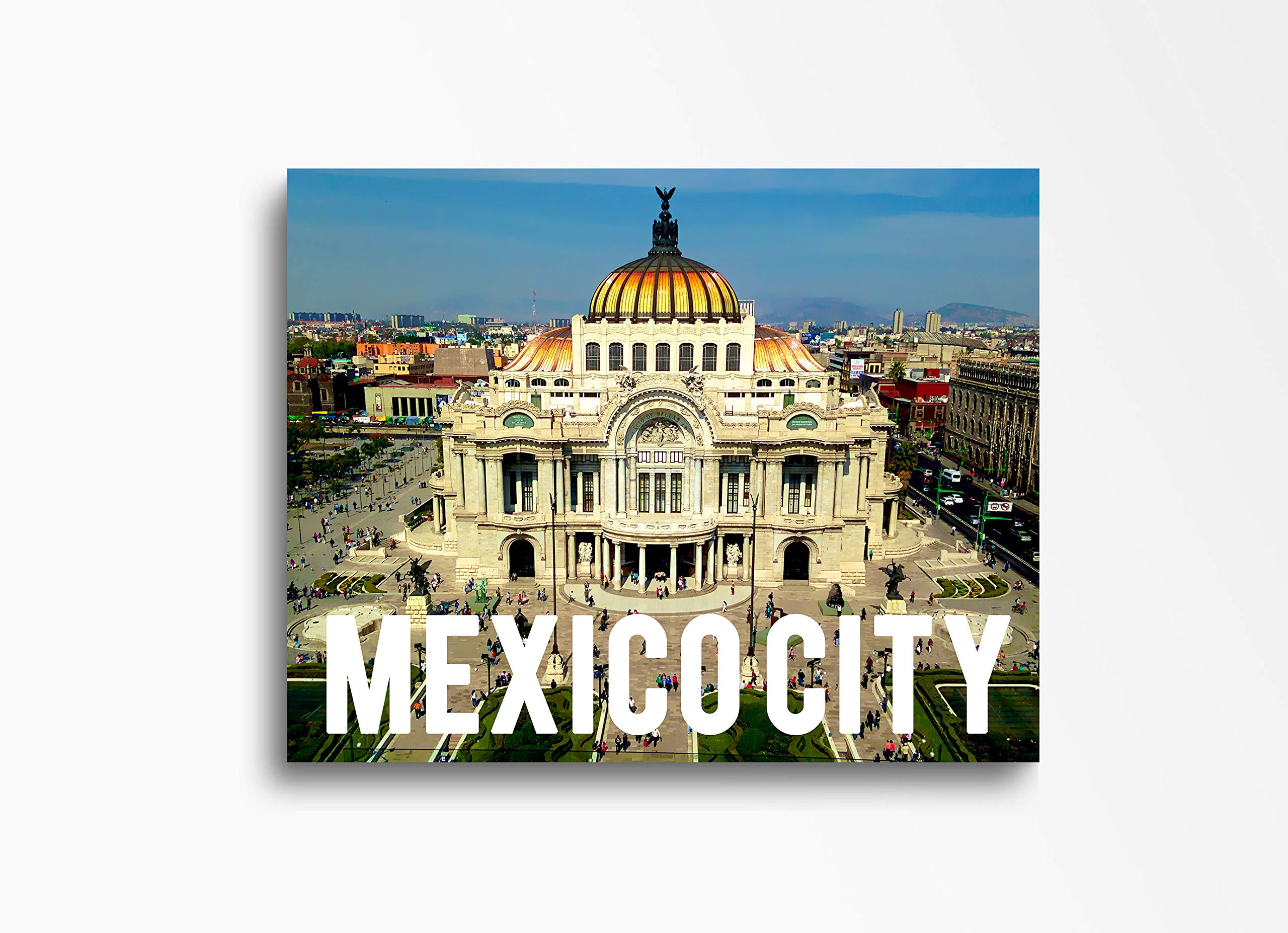 Mexico City Skyline Canvas Wall Art - 30x40 Inches Downtown Cityscape Print, Ready to Hang Home Decor for Living Room, Bedroom, Office & Kitchen | Perfect for Urban Style Interior Design & Gift Giving
