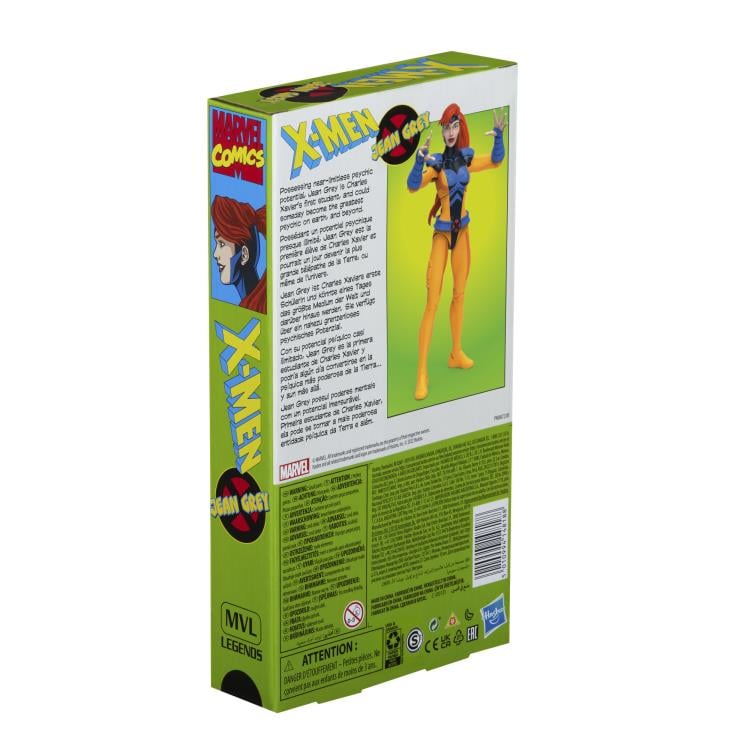 Marvel Legends X-Men: The Animated Series Jean Grey Action Figure - Collectible Toy for Marvel Fans & X-Men Enthusiasts - Perfect for Display, Gifts, and Comic Book Collections