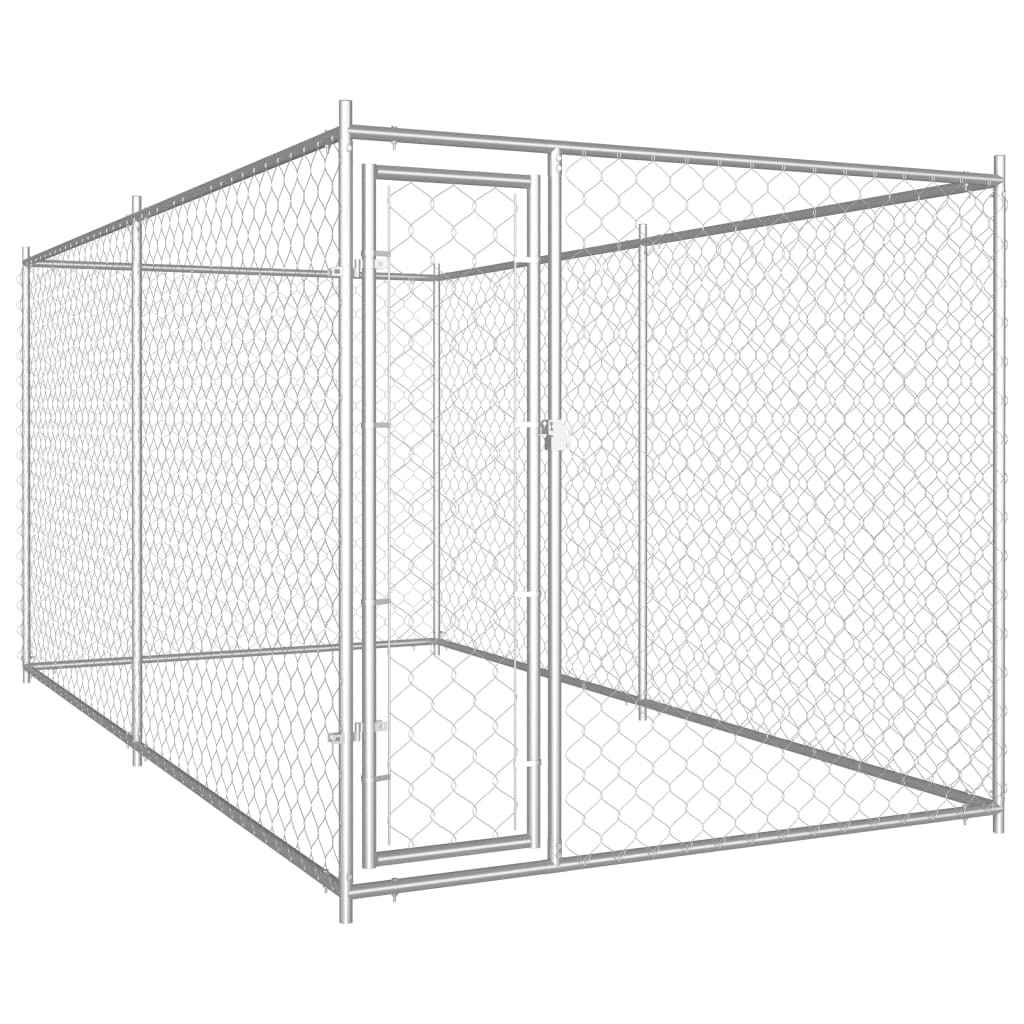 HOMIUSE Heavy Duty Dog Crate Kennel for Large & Medium Dogs - Indoor & Outdoor Pet Cage with Removable Tray - Perfect for Home, Travel & Training Use