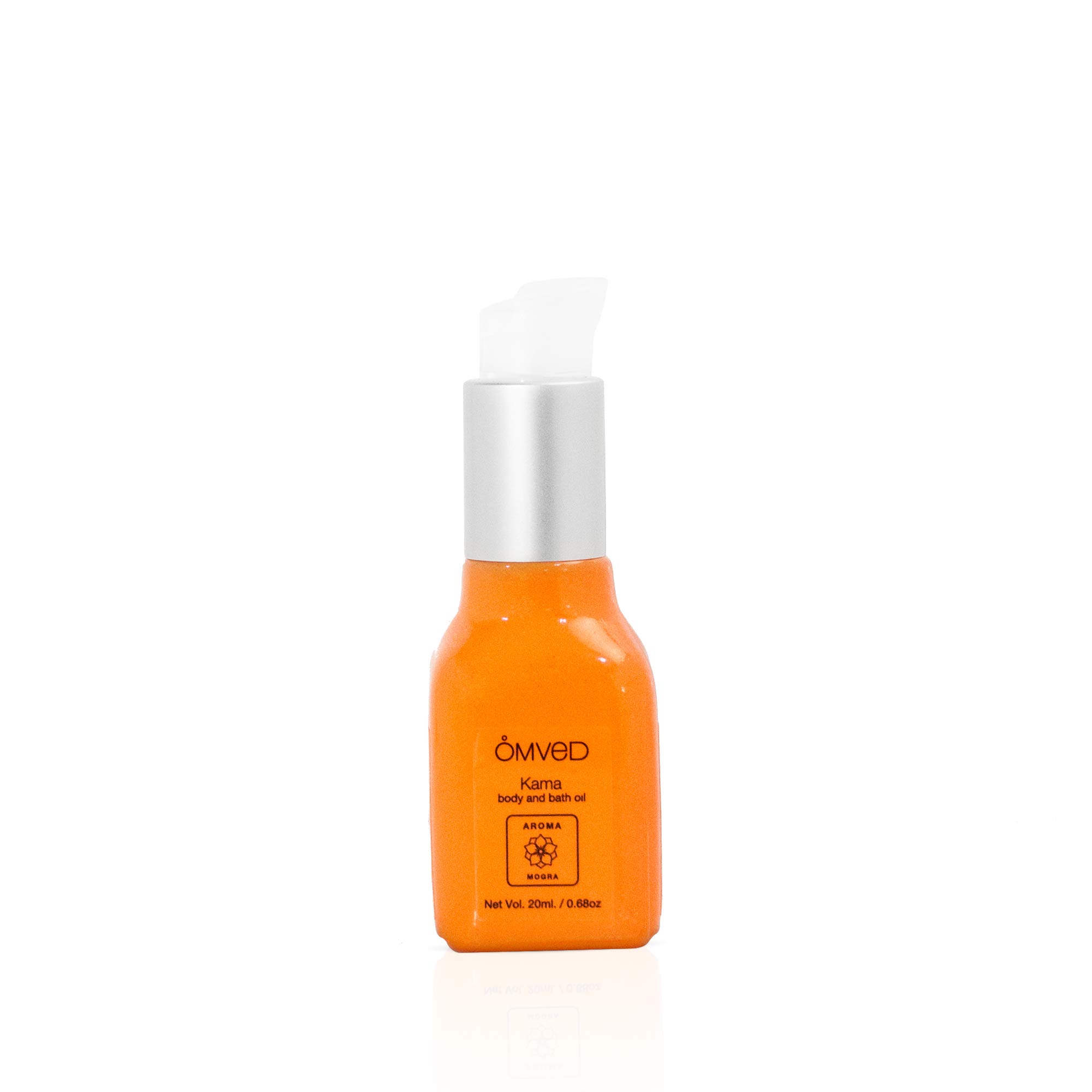 Omved Kama Bath and Body Oil - Aroma & Mogra Scented, Skin Glowing & Hydrating, 20ml | Luxurious Ayurvedic Massage Oil for Relaxation, Spa & Self-Care Rituals