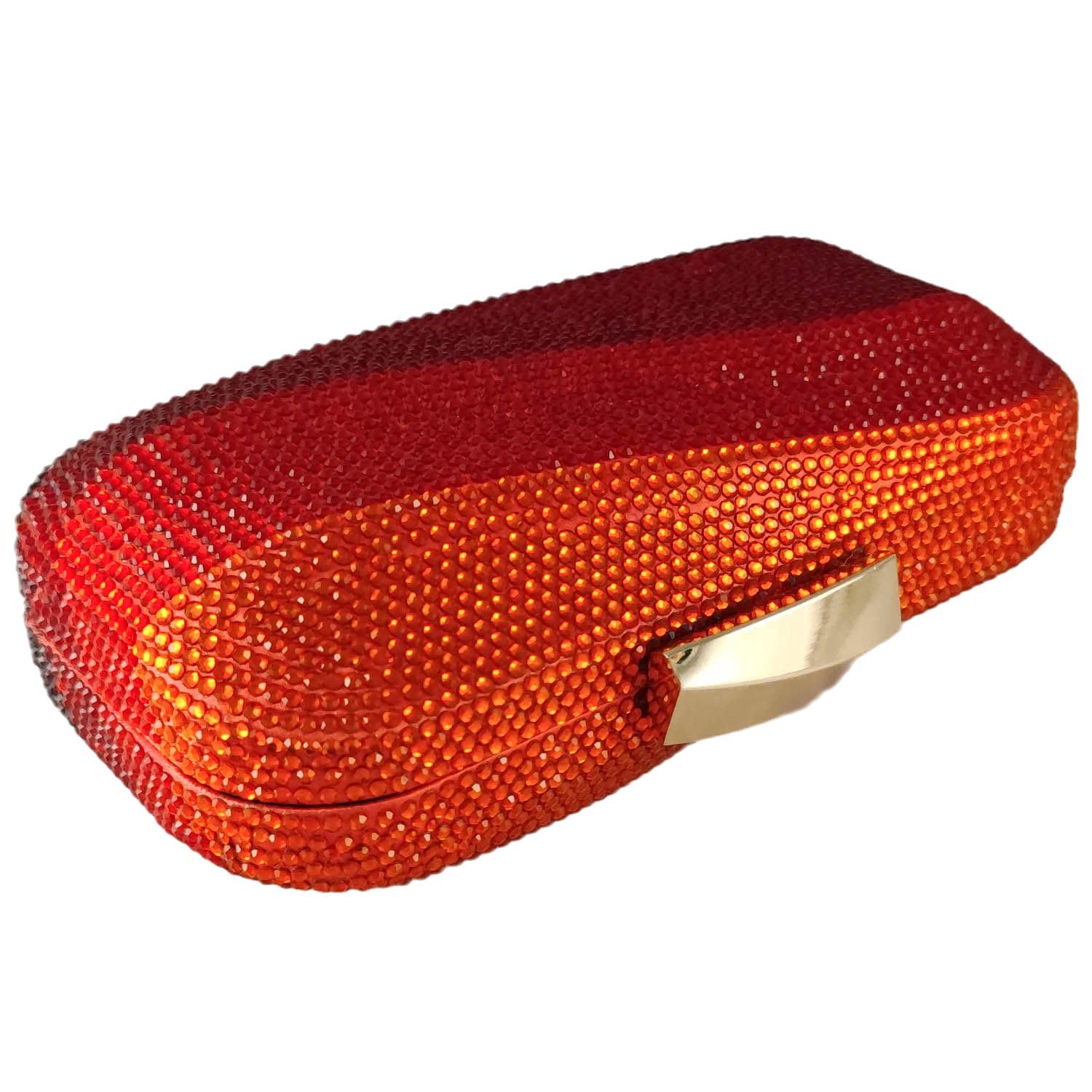 Luxury Crystal Clutch Evening Bag for Women - Rhinestone Wedding Purse with Sea Wave Design, Elegant Party Handbag for Prom, Gala & Special Occasions