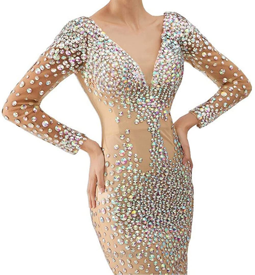 Elegant Beaded Mermaid Prom Dress - Sleeveless Formal Evening Gown for Homecoming, Wedding & Special Occasions