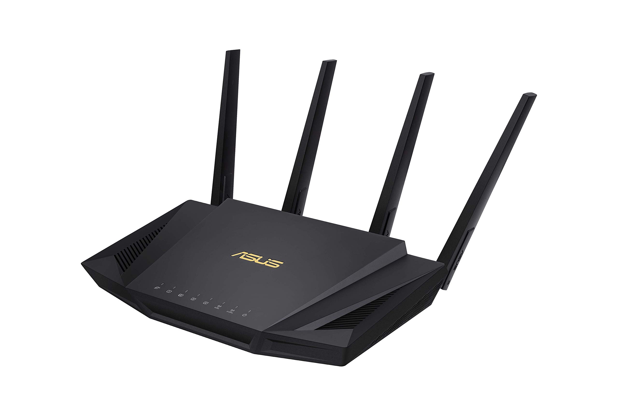 ASUS RT-AX3000 WiFi 6 Dual Band Gigabit Wireless Router - Ultra Fast 3000Mbps, Next-Gen WiFi 6 Technology, Adaptive QoS, AiProtection Security by Trend Micro | 1x WAN, 4x Gigabit LAN Ports, USB 3.0, AiMesh Compatible - Perfect for 4K Streaming, Online Gaming & Smart Home Devices