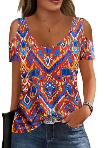 Orange Blue Boho