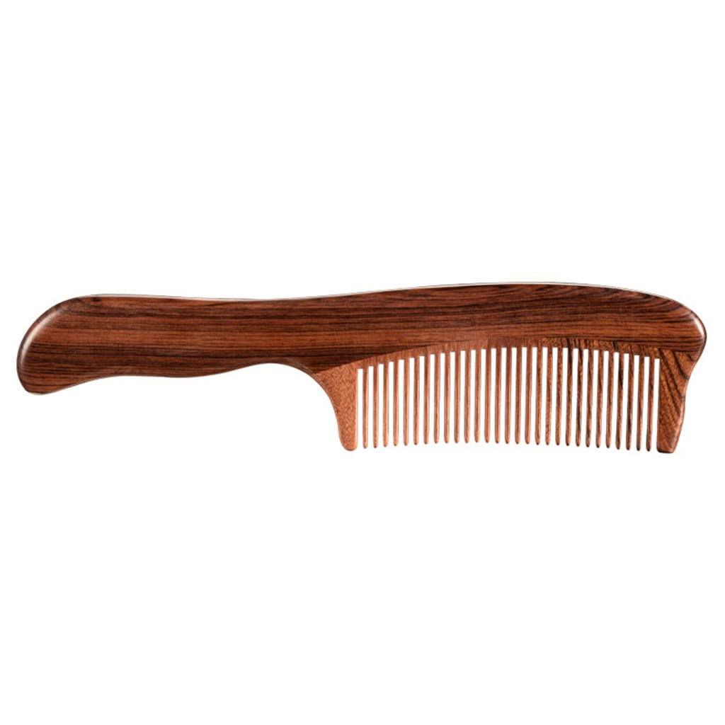 Unisex Wooden Hair Comb - Portable Massage Comb for Long & Short Hair - Natural Hair Care & Styling Tool - Perfect Personal Gift for Home, Travel & Salon Use