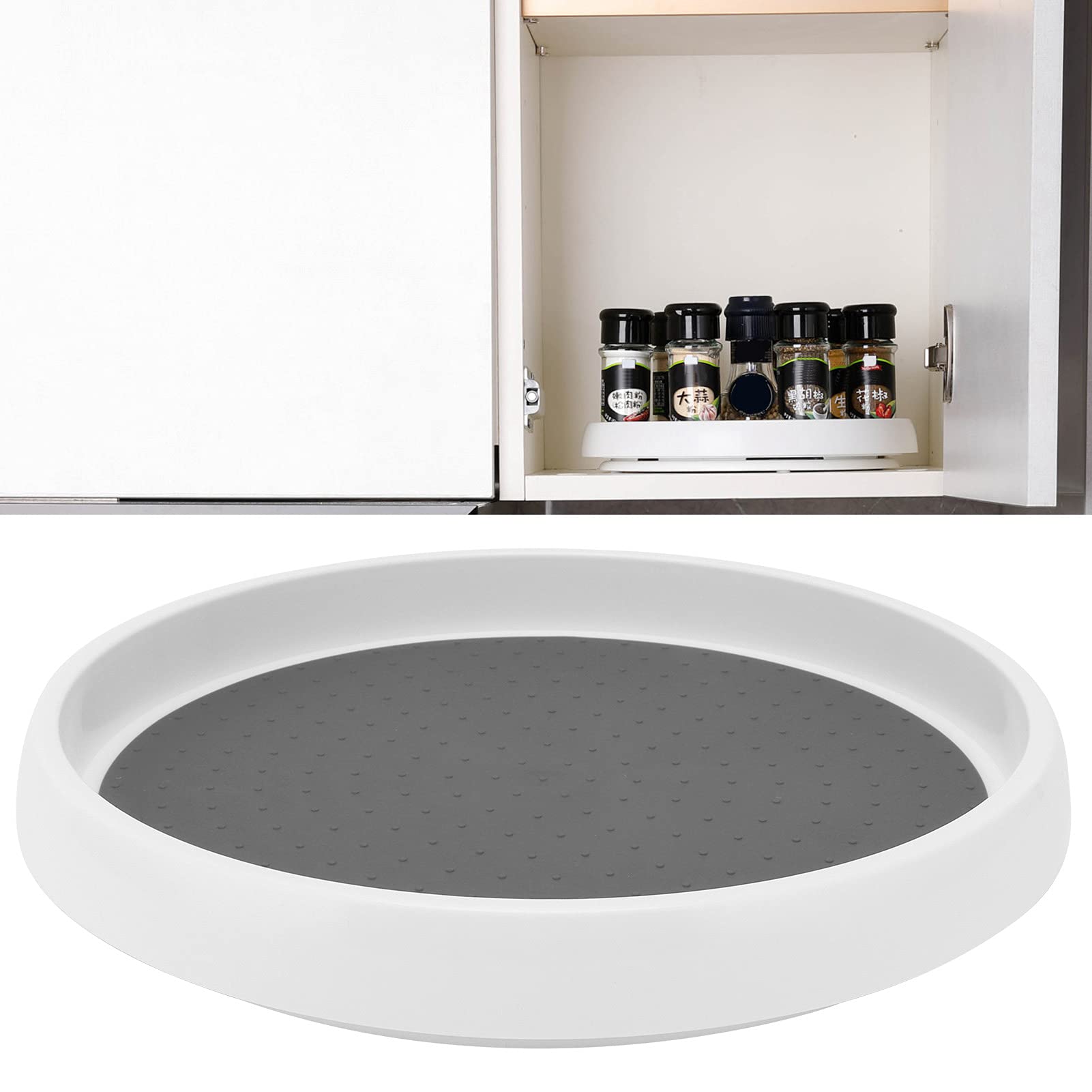 Sturdy Spice Rack Organizer with Reinforced Edges & Non-Slip Base - Compact Kitchen Cabinet Storage for Spices, Condiments & Small Items - Perfect for Pantry, Refrigerator, Bathroom & Countertop Organization