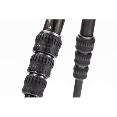 Benro Bat Carbon Fiber Travel Tripod & Monopod with VX20 Ballhead - 5-Section Lightweight Compact Tripod for DSLR Cameras - Perfect for Travel, Hiking & Outdoor Photography