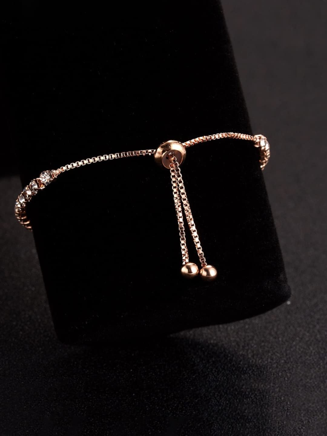 **Elegant Yellow Crystal Chimes Bracelet for Women & Girls - Adjustable Tennis Chain Bracelet - Perfect Birthday, Anniversary & Valentine's Gift for Wife, Girlfriend, Daughter | Ideal for Parties, Weddings & Everyday Wear**