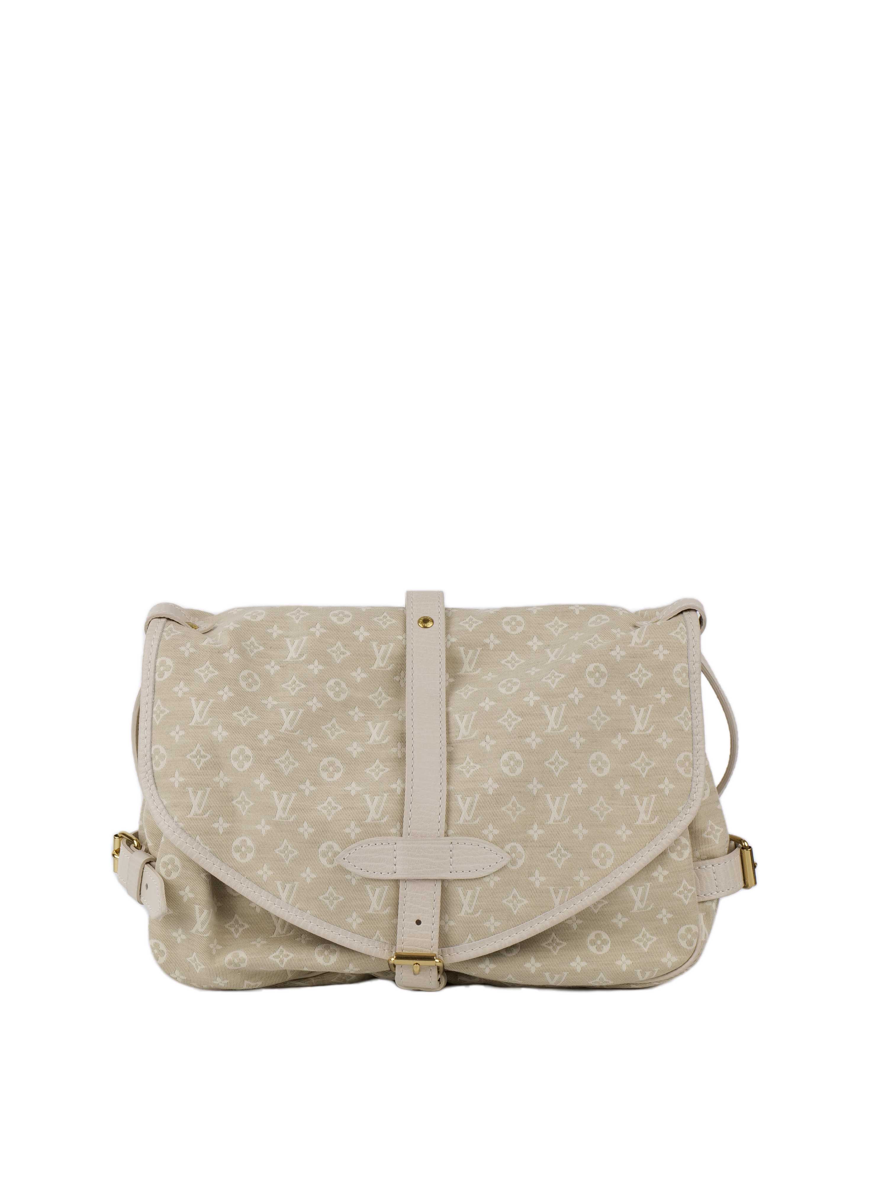 Authentic Louis Vuitton Monogram Shoulder Bag in White & Cream | Luxury Crossbody Purse for Women | Perfect for Date Night, Travel & Everyday Use
