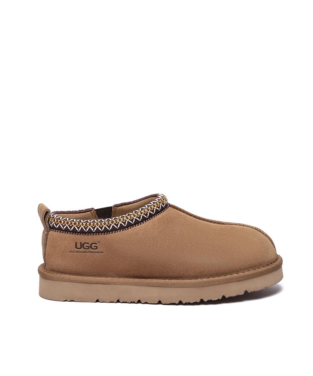 Men's UGG Tassy Moccasin Slippers - Genuine Sheepskin Indoor/Outdoor House Shoes for Comfort & Warmth - Perfect for Winter, Lounge, and Casual Wear