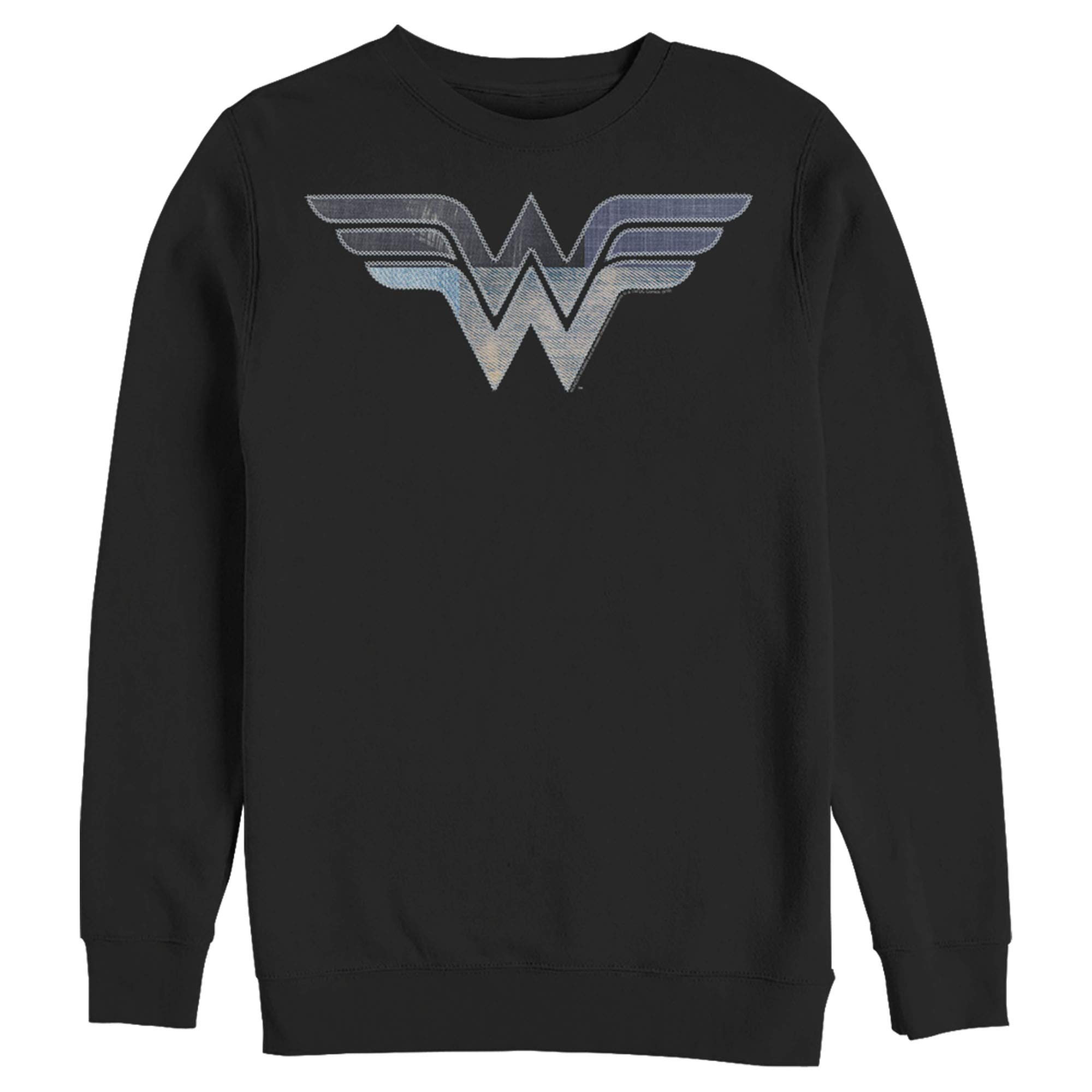 Justice League Patchwork Logo Sweatshirt for Men - Casual Wear & Cosplay