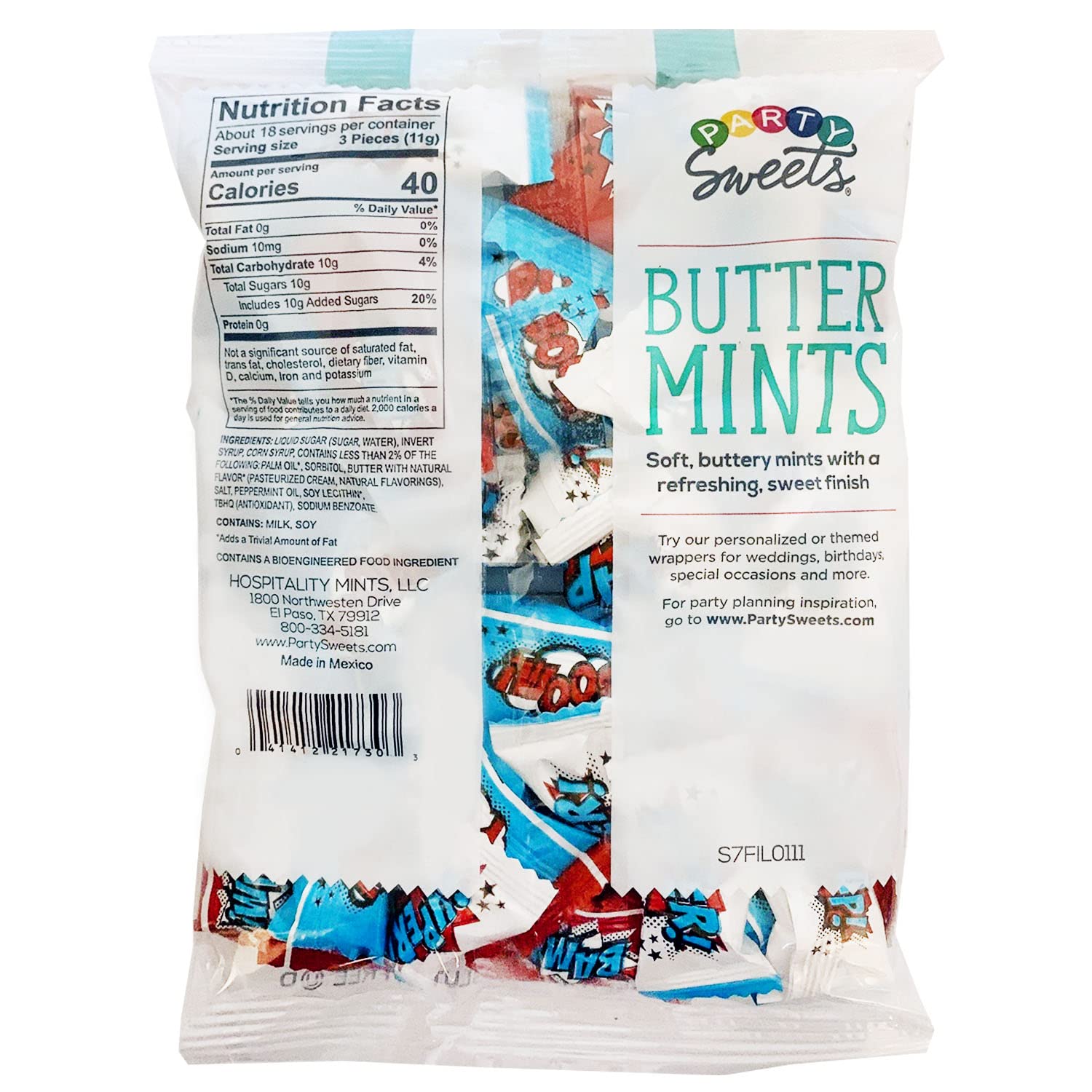 Superhero Themed Party Mints - Bulk Pack of 300 Refreshing Breath Mints for Superhero Birthday Parties, Comic Con Events & Cosplay Celebrations