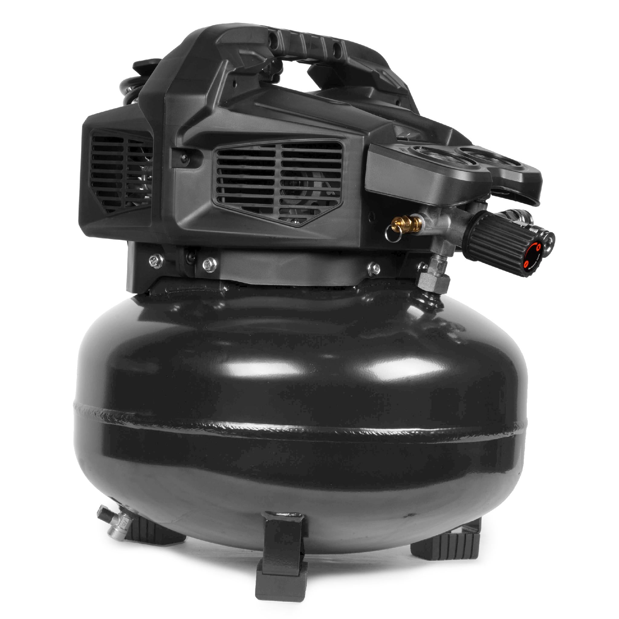 WEN AP6092 6 Gallon Oil-Free Pancake Air Compressor - Portable & Quiet for Home DIY, Nail Guns, Inflating Tires & Air Tools