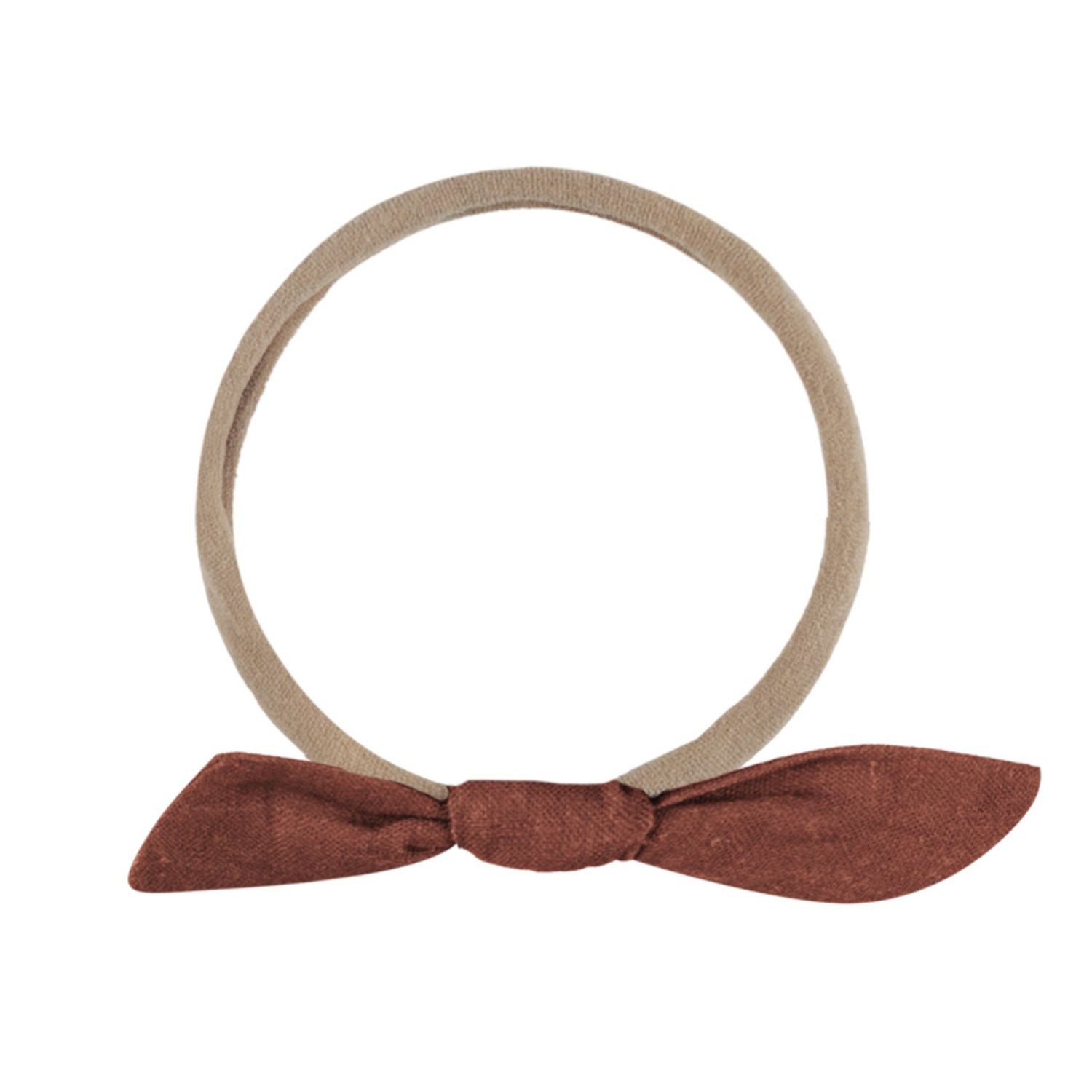 Little Knot Headband for Women - Stylish Hair Accessory for Work, Gym & Everyday Wear - Brick Color - Final Sale