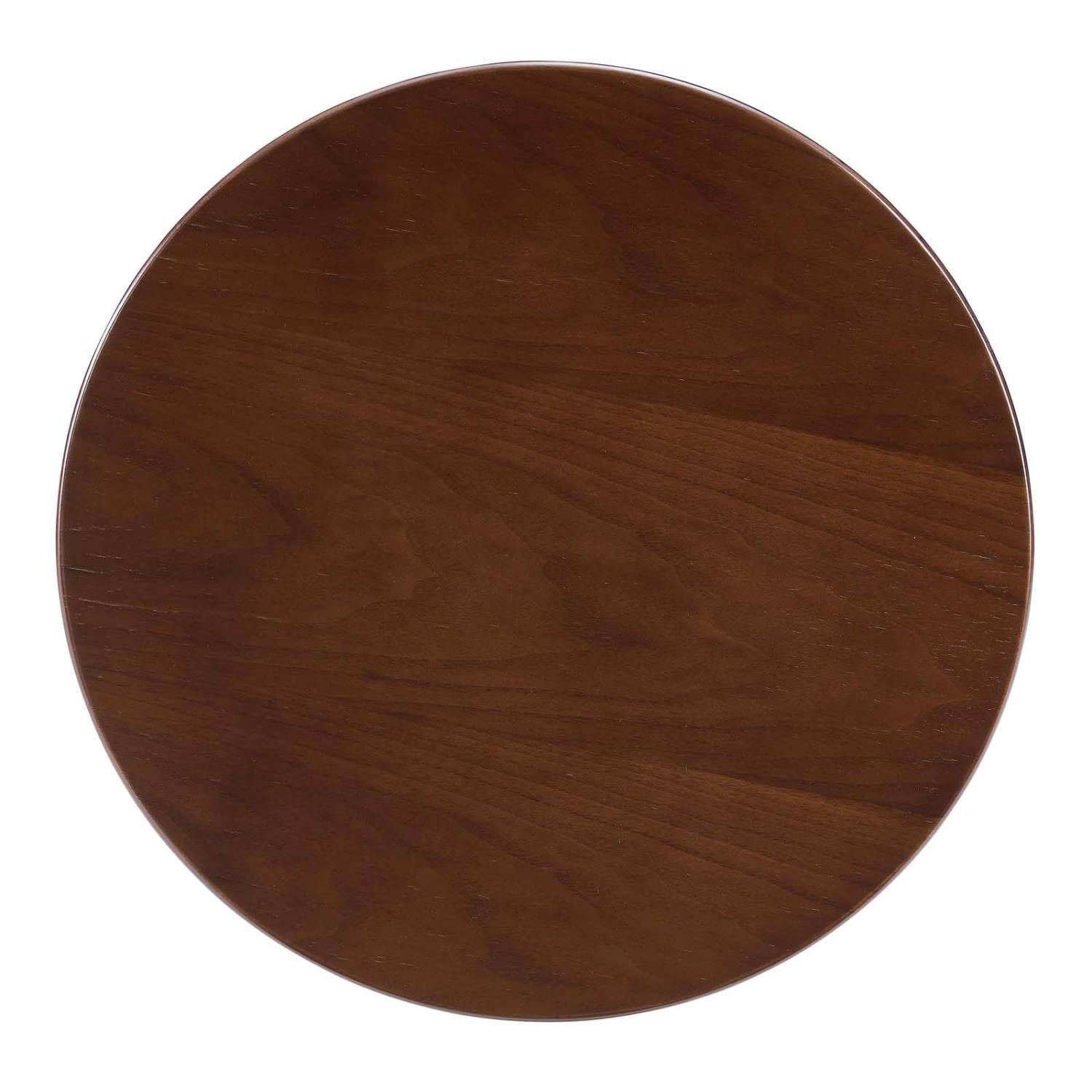 Modway Lippa Round Side Table with Gold Cherry Finish - 18