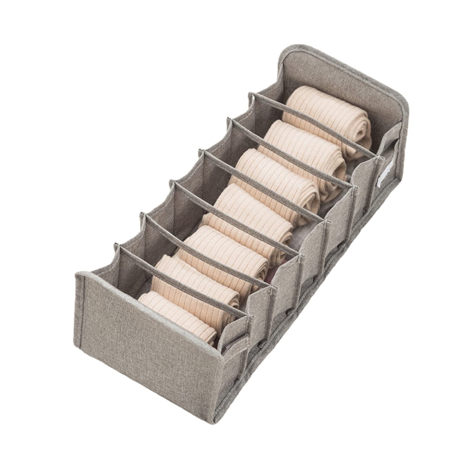 Hwangli Foldable Underwear Storage Organizer - Portable Drawer Compartment Box for Bras, Panties & Underclothes | Home Closet & Travel Organization Solution