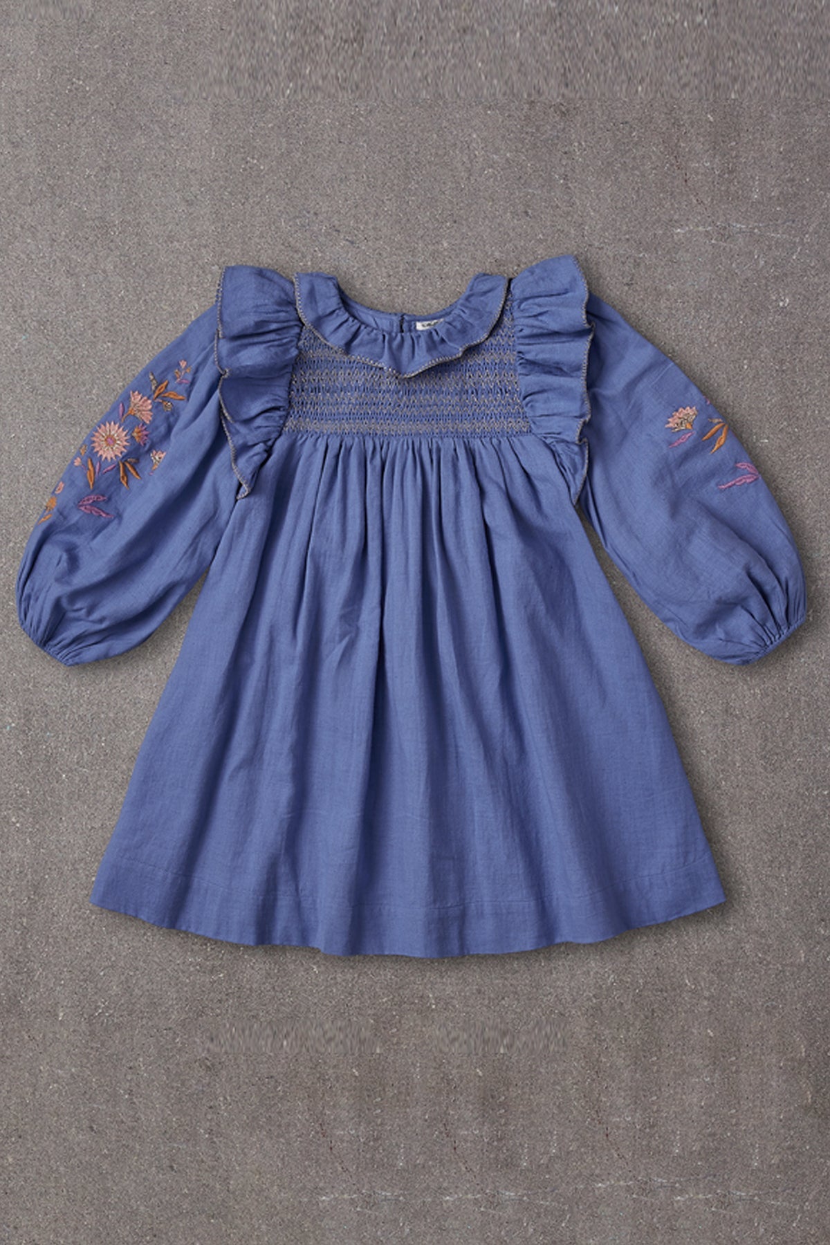 Nellystella Kiki Girls' Summer Floral Dress - Cute & Comfortable Outfit for Toddler, Kids, Birthday Party & Outdoor Play