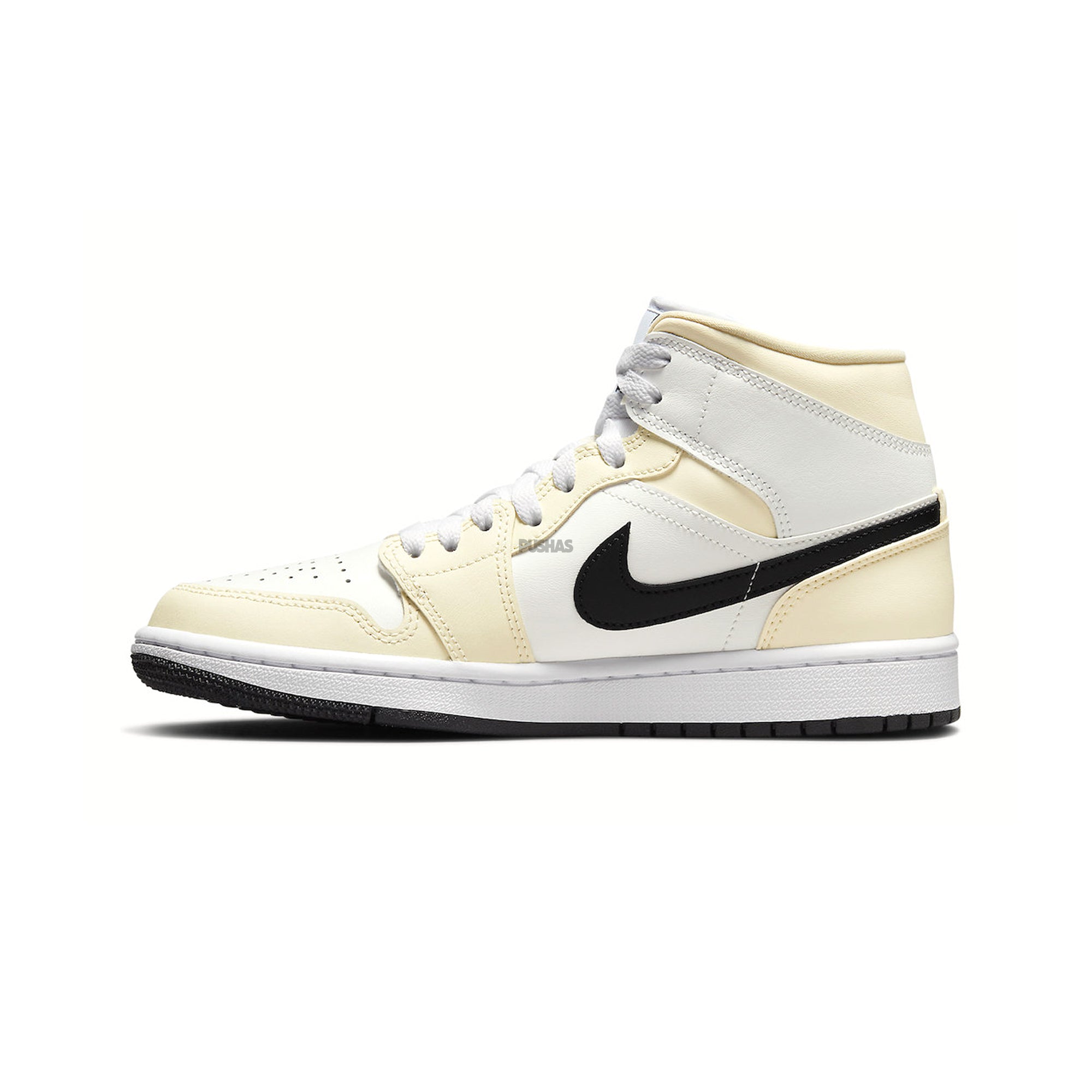 Air Jordan 1 Mid 'Coconut Milk' Women's Basketball Shoes (2021) - Stylish Sneakers for Casual Wear, Gym & Street Fashion