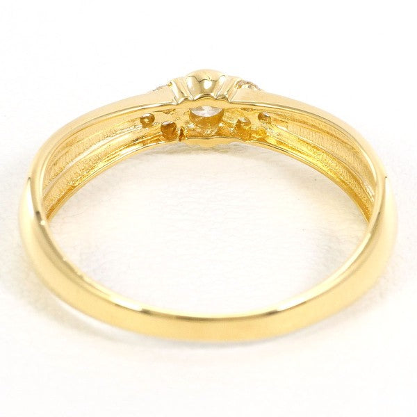 18K Yellow Gold Diamond Ring for Women - Elegant Solitaire Engagement & Wedding Band - Perfect for Proposals, Anniversaries & Special Occasions
