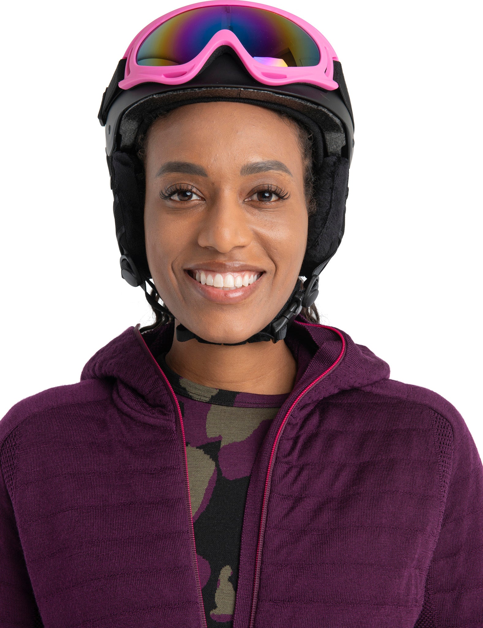 260 Vertex Women's Merino Wool Long Sleeve Thermal Crewneck Top - Natural Shades - Warm Base Layer for Hiking, Skiing & Winter Outdoor Activities