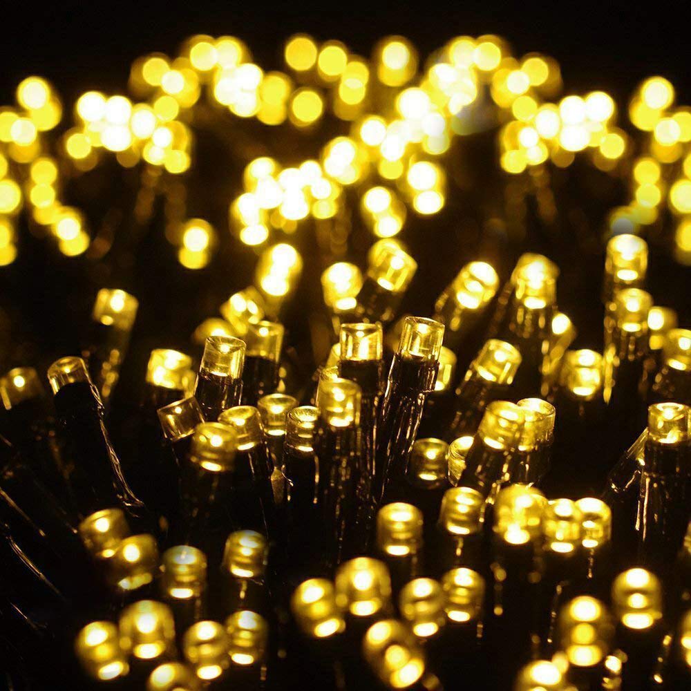 Quntis 2000 LED 164ft Christmas Lights with Dark Green Wire - 8 Lighting Modes, Waterproof Outdoor String Lights for Holiday, Wedding, Party, and Christmas Tree Decor - Warm White for Cozy Indoor & Outdoor Ambiance