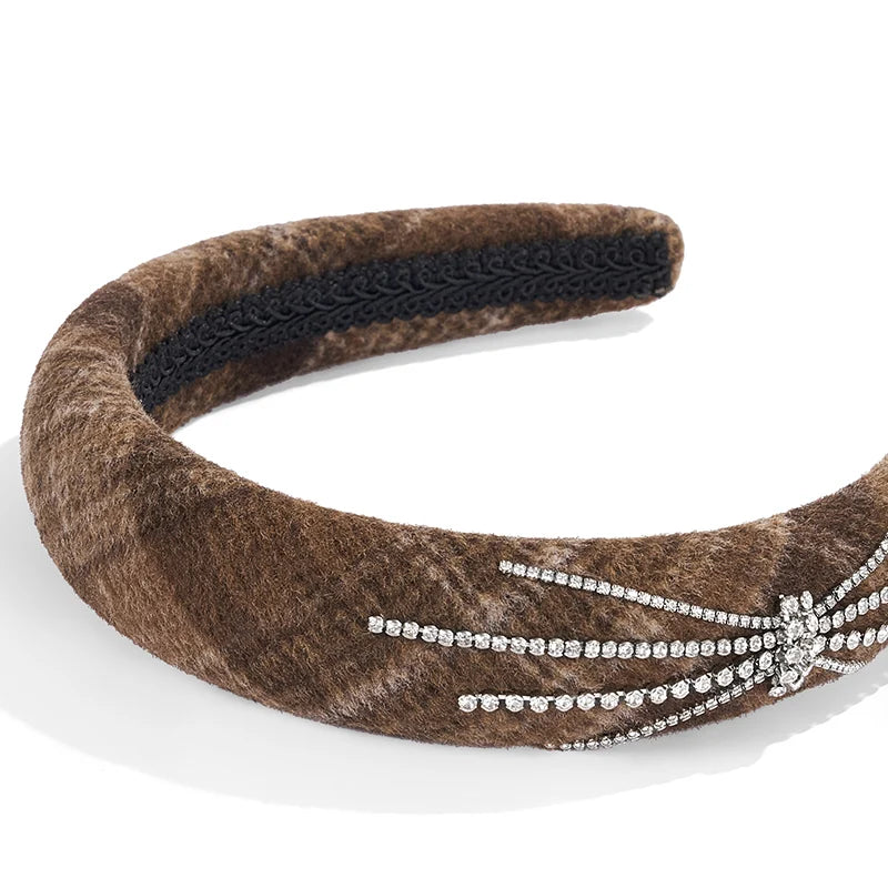 Vera Crystal Headband for Women - Elegant Rhinestone Hair Accessory for Parties, Weddings & Special Occasions