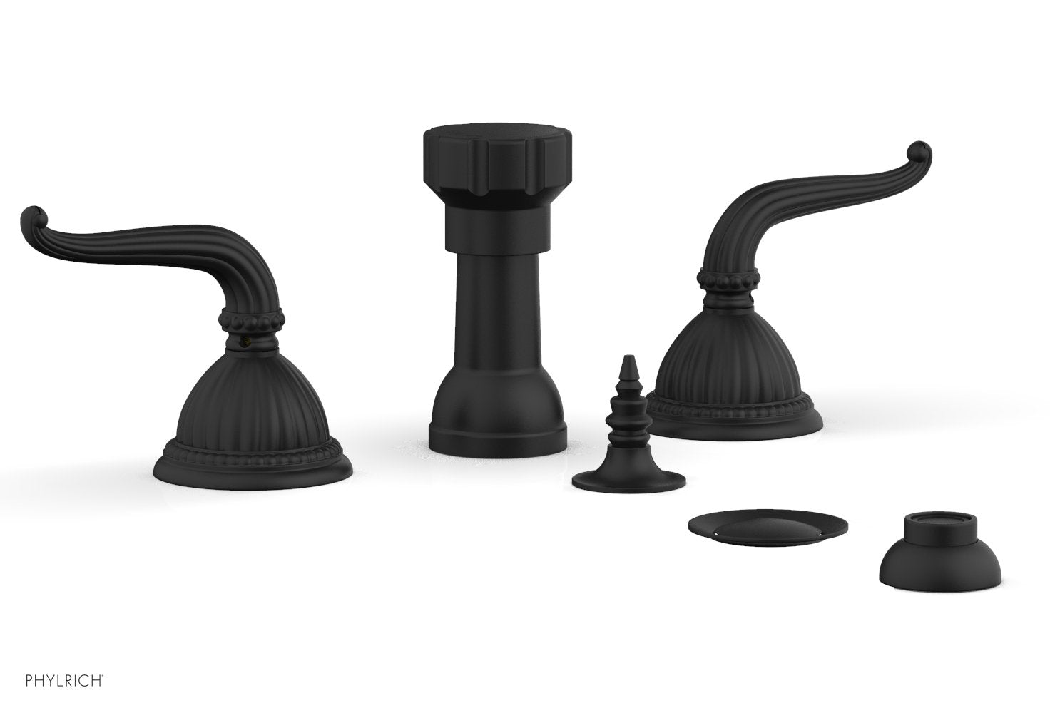 GEORGIAN & BARCELONA 4-Hole Bidet Faucet Set K4141 - Modern Bathroom Upgrade for Toilet Sprayer Installation