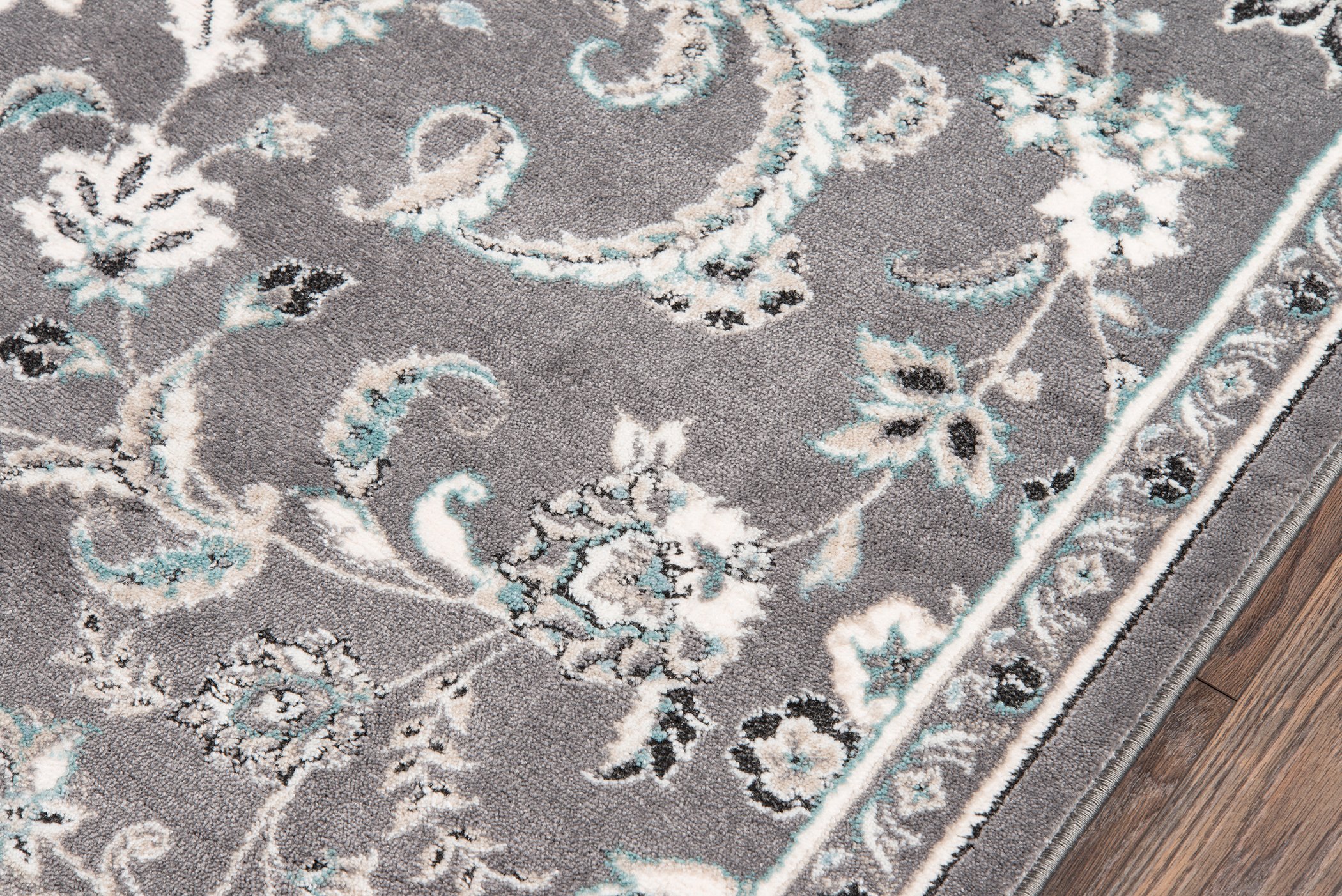 Premium Momeni Brooklyn Heights Collection Area Rug 2' x 3' - Soft Grey Modern Rug for Living Room, Bedroom & Office Decor