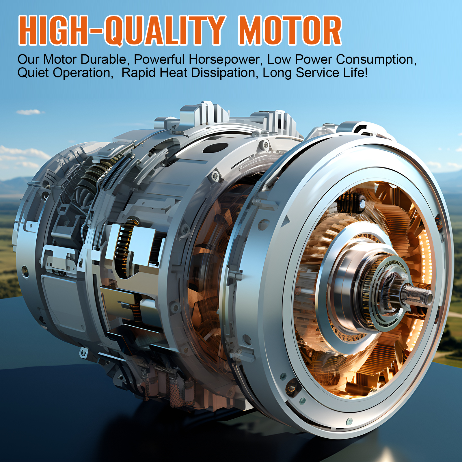 GARVEE 1400 CFM High-Speed Direct Drive Centrifugal Roof Exhaust Fan - Upgraded Motor, 25.59