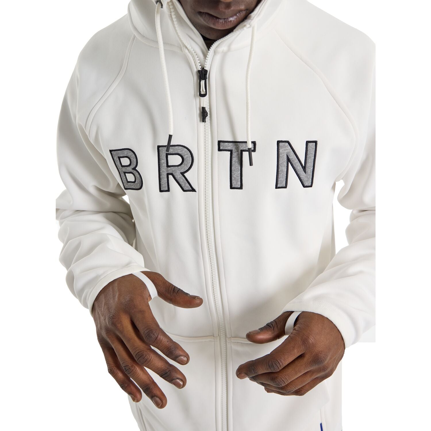 Burton Men's Crown Weatherproof Full-Zip Fleece Hoodie - Warm Winter Jacket for Outdoor Activities, Hiking & Casual Wear