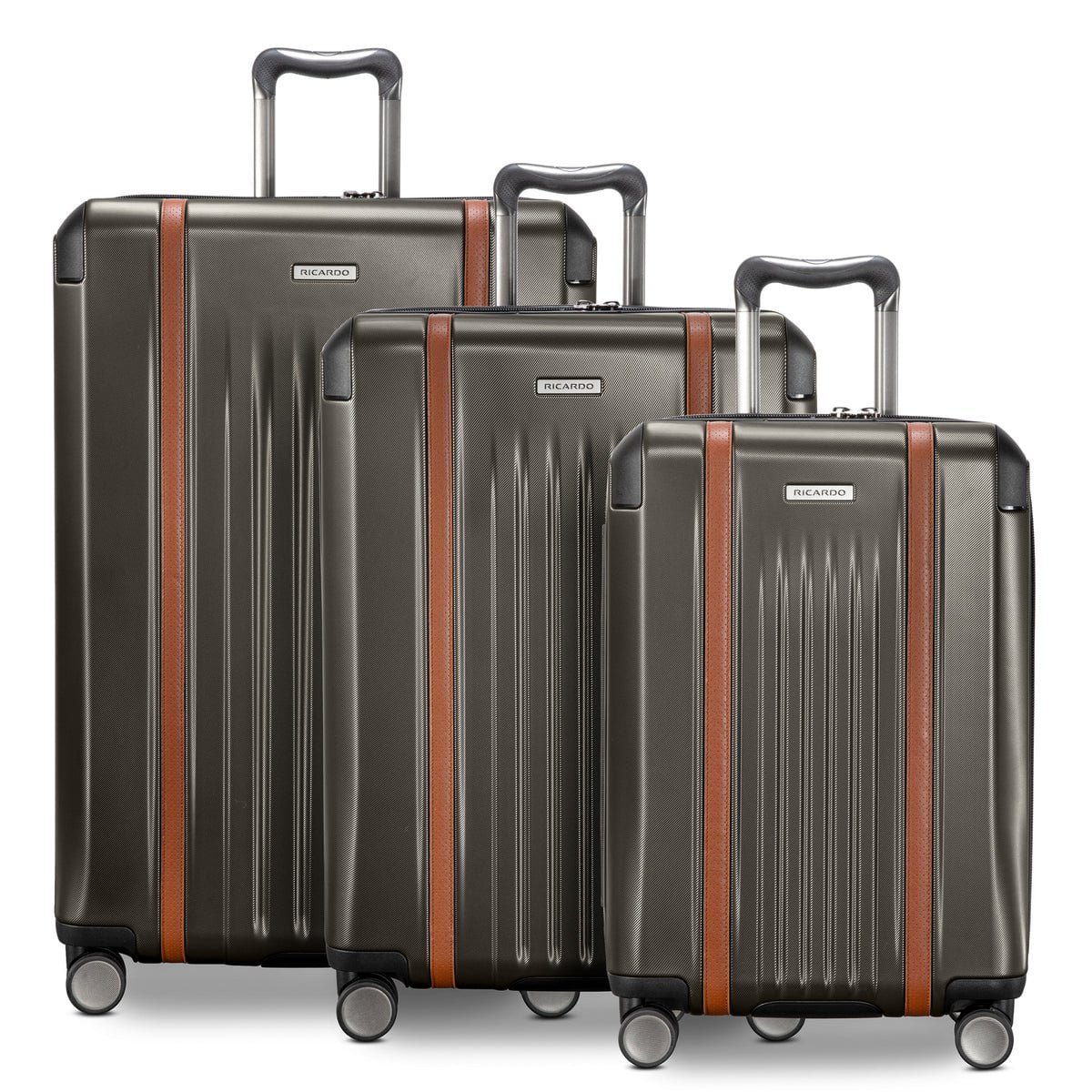 Ricardo Beverly Hills Montecito 2.0 Expandable Hardside Spinner Luggage Set - 3 Piece Suitcase Collection for Travel, Business Trips & Family Vacations