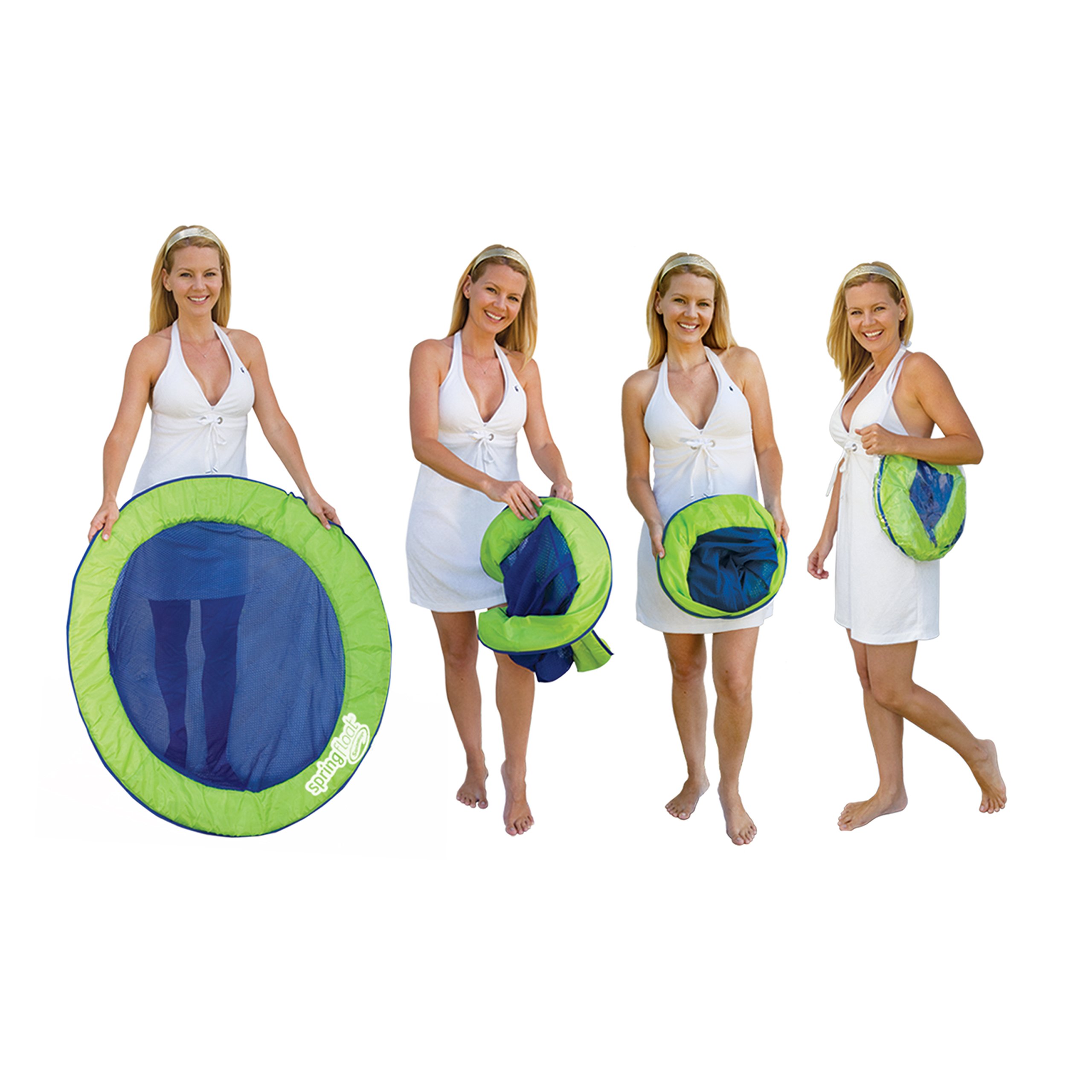 Swimways 6038064 Spring Float Papasan Inflatable Baby Pool Toy for Toddlers - Fun Water Play Float for Lakes, Pools & Beaches