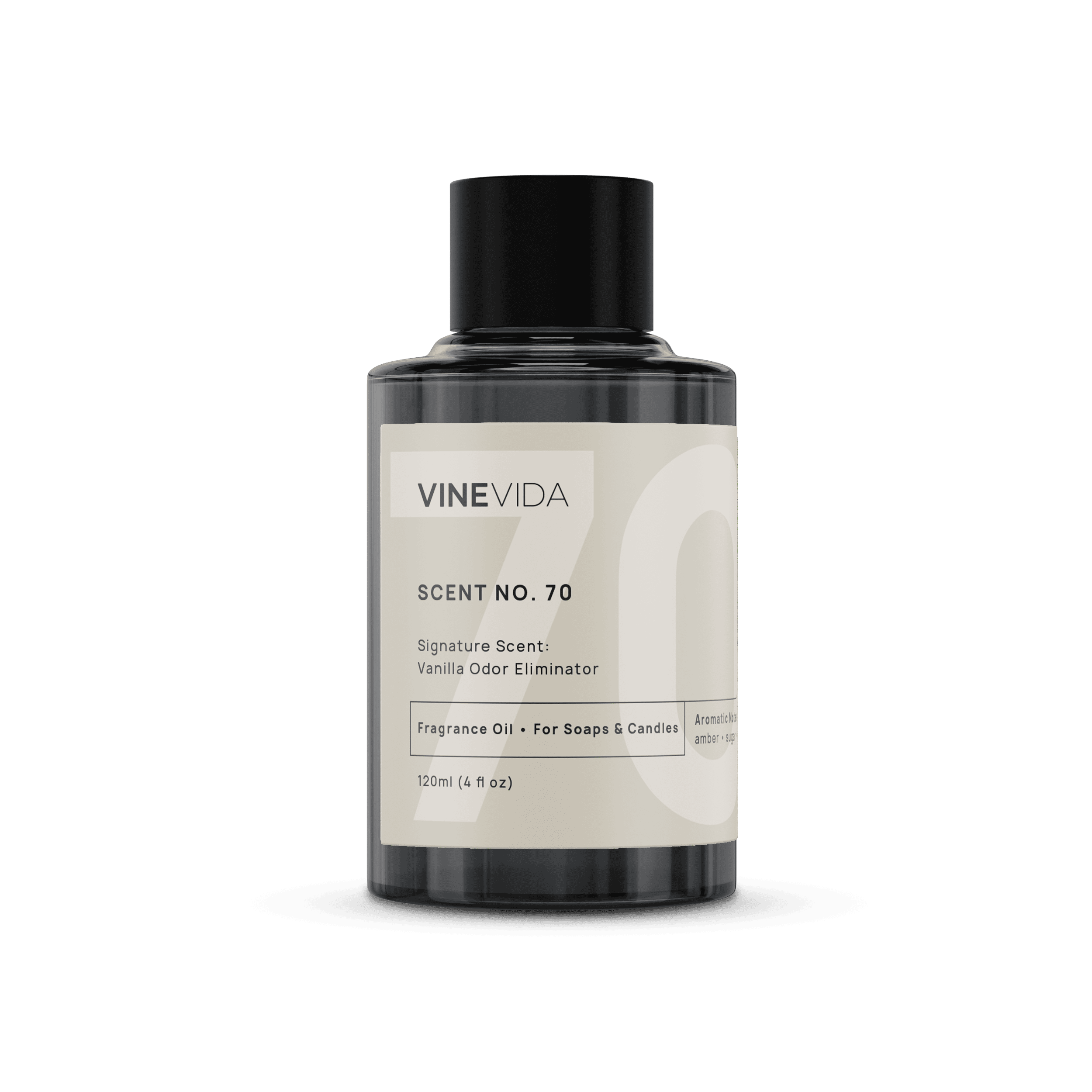 Vanilla Fragrance Oil for Soaps & Candles - No.70 Essential Oil for Home Aromatherapy, DIY Projects & Odor Elimination - Perfect for Bath, Spa, Relaxation and Gift Giving