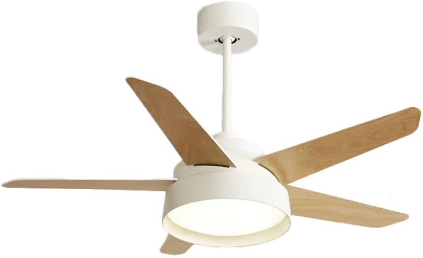 42 Inch Ceiling Fan with LED Light and Remote Control - Vintage Style Reversible Blade Quiet Fan for Bedroom, Living Room - Perfect for Home Cooling and Decoration