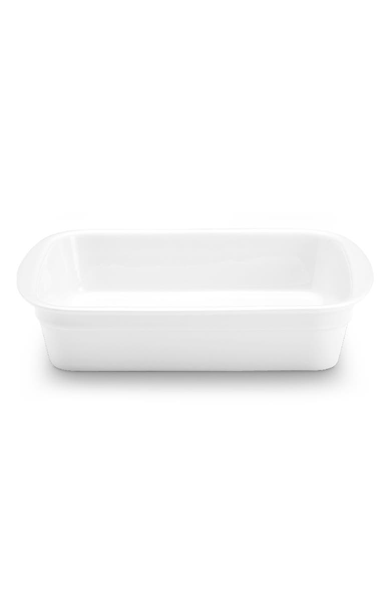 11.5 x 9.5 Inch Rectangular Porcelain Lasagna Baking Dish - Oven Safe, Microwave Safe, Perfect for Lasagna, Casseroles, and Family Dinners