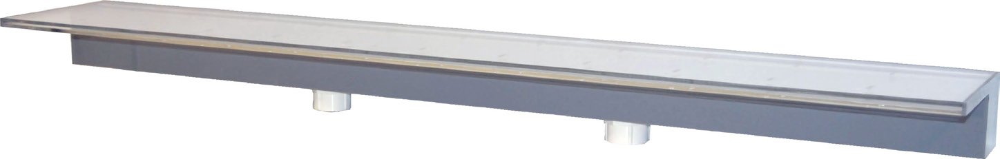 48 Inch Clear Falls Water Feature - Elegant Indoor/Outdoor Decorative Fountain for Home, Garden, or Office Relaxation