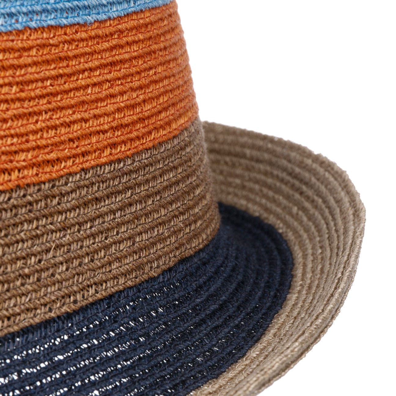 Stylish Svenja Stripes Trilby Hat by Mayser - Women's Fashion Summer Sun Hat for Outdoor, Beach & Travel Accessories