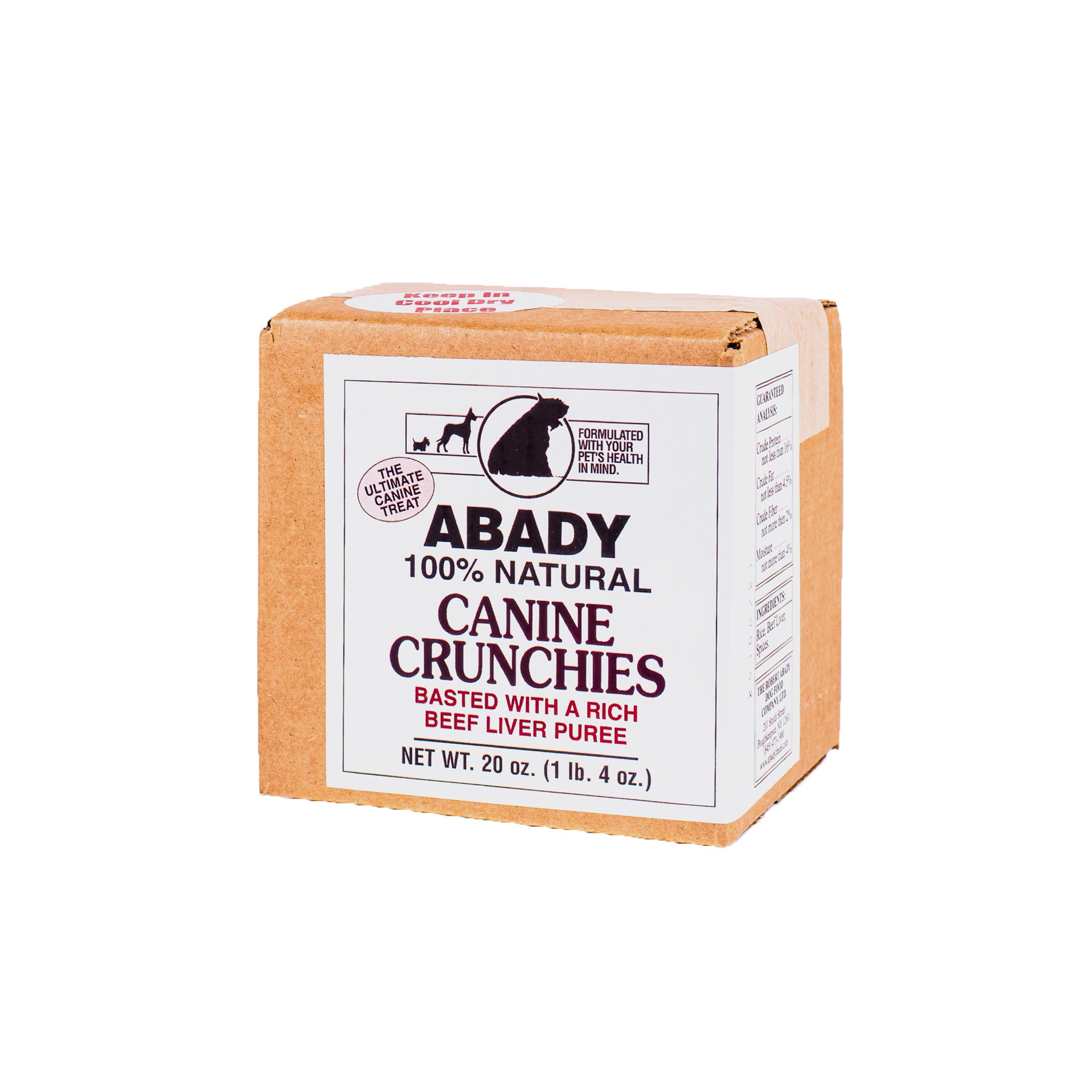 Abady Canine Crunchies Natural Dog Treats - Healthy Grain-Free Snacks for Small & Large Dogs - Perfect for Training, Rewards & Dental Care